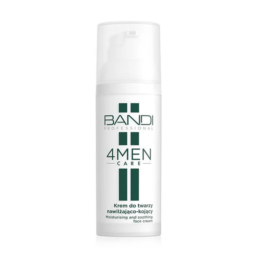 Чоловічий зволожувальний та заспокійливий крем для обличчя Bandi Professional 4MEN Care Moisturizing And Soothing Face Cream, 50 мл